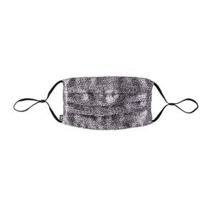Slip Mulberry Silk Face Covering Leopard Reusable Double Sided